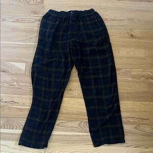 Polo Ralph Lauren Black and Red Plaid Pajama Pants